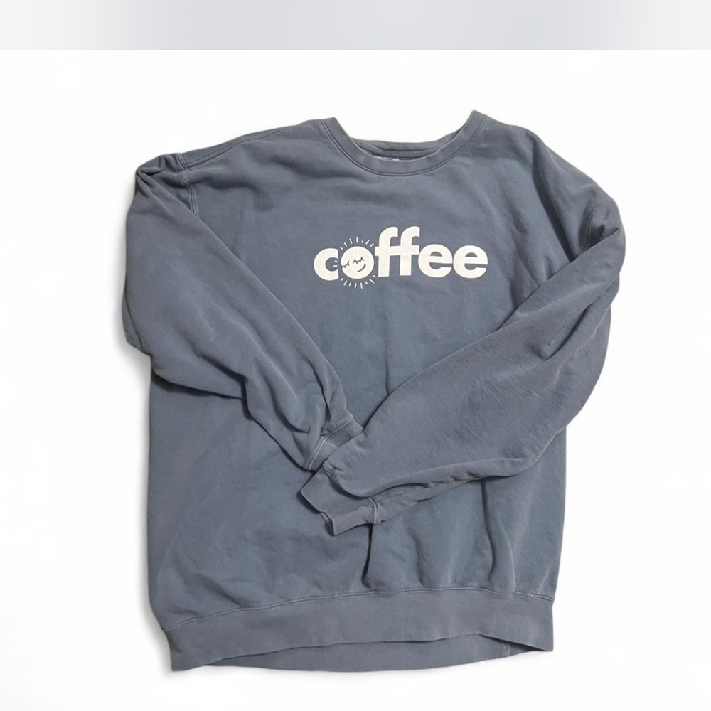 Comfort Colors Slate Blue Crewneck Sweater
